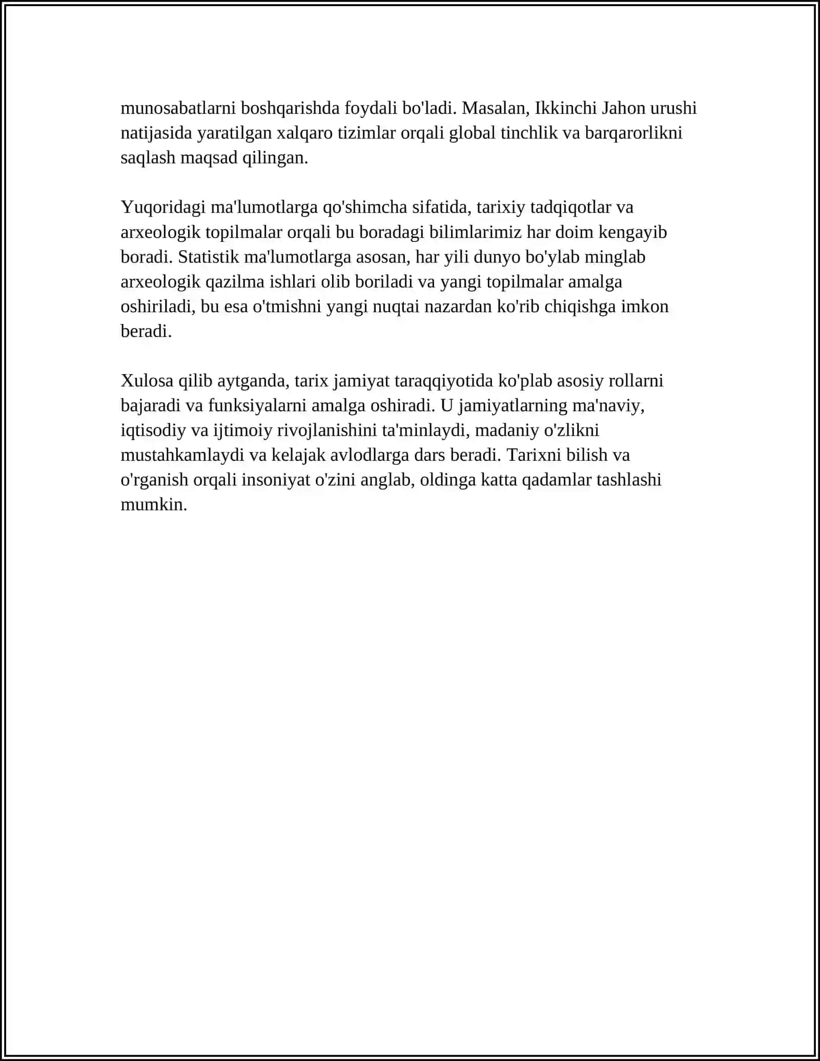 JAMIYAT TARAQQIYOTIDA TARIXNING MAZMUNI,YÓNALISHLARI VA KONSEPSIYALARI 4