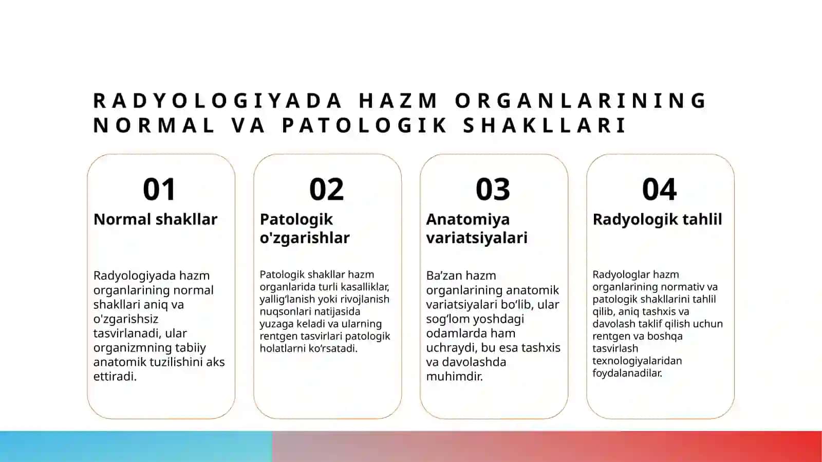 Hazma’zolarining rentgen anatomiyasi va rivojlanish nuqsonlari 4