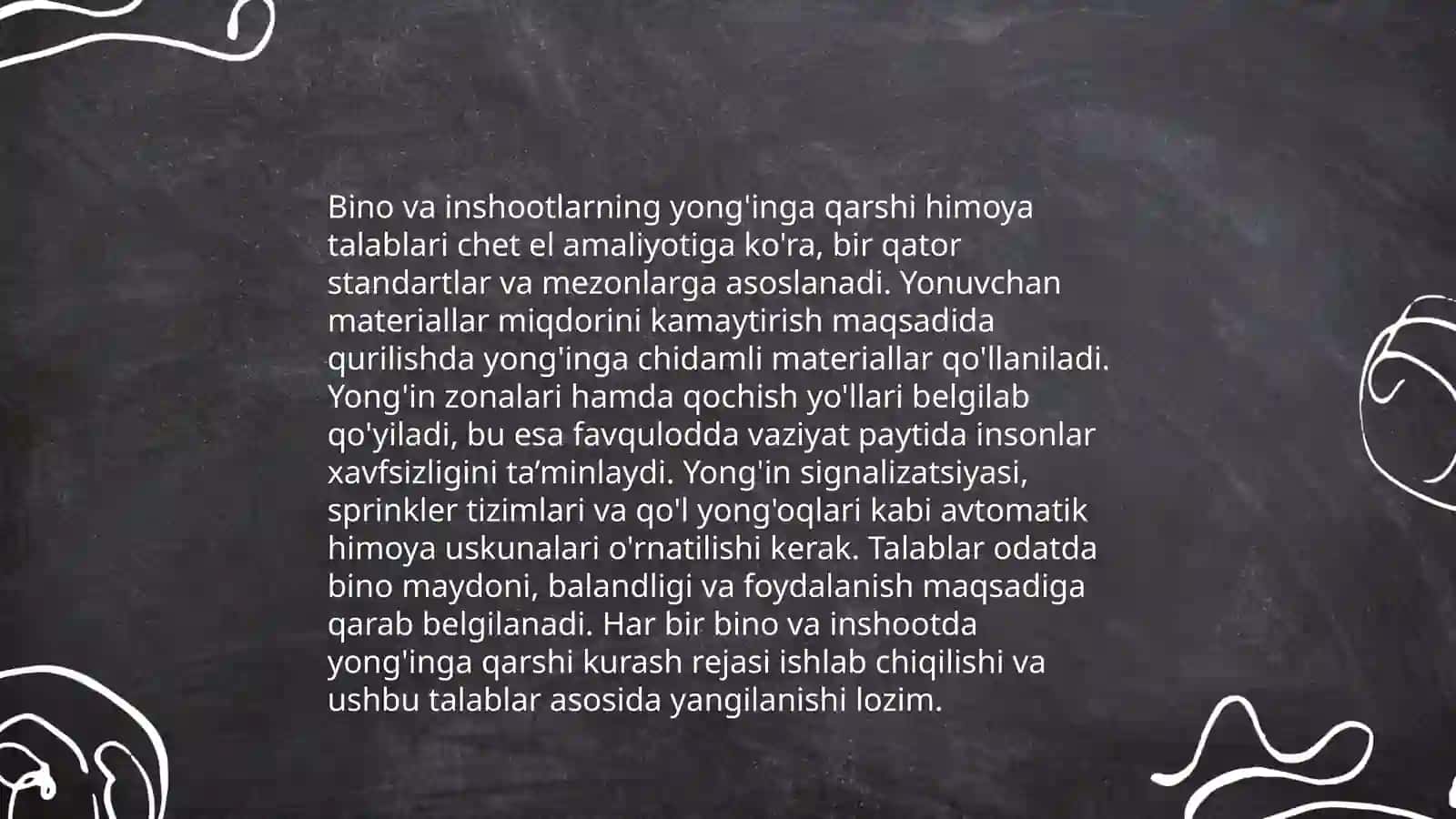 Yong'inga qarshi to'siqlar,bino va inshiotlar orasidagi bo'shliq masofalar 4