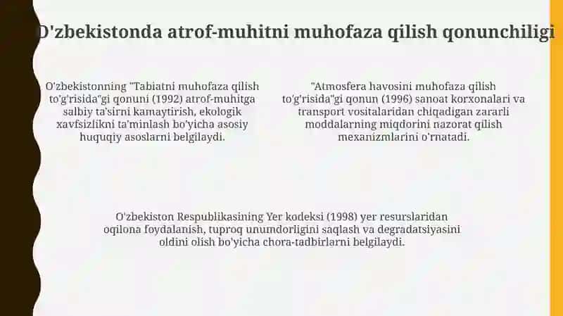 Atrof muhitni muhofaza qilish 4