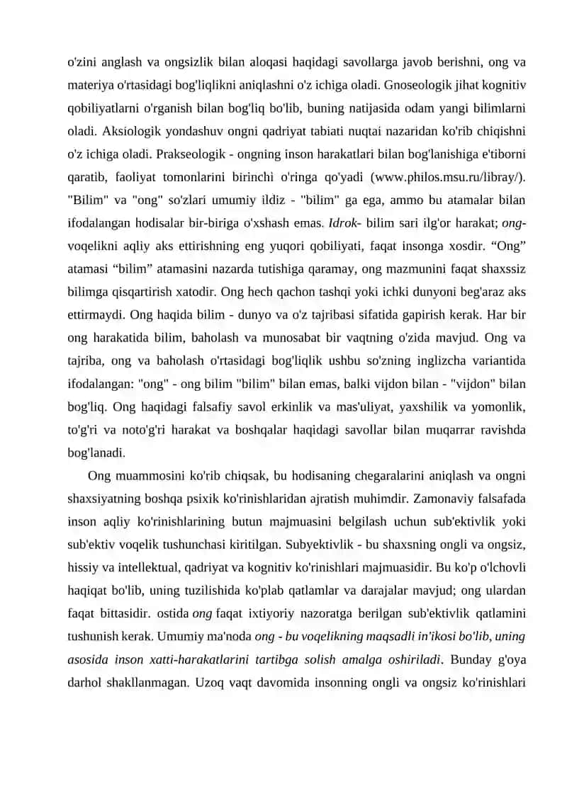 Ong-yuksak darajada shakllangan materiya ko’rinishi 4