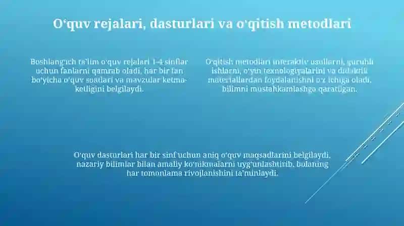 Boshlang’ich ta’lim mazmuni va mohiyati 4