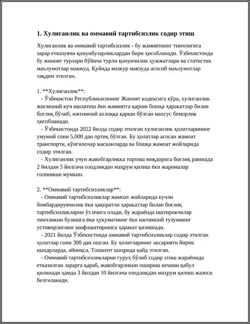 ЖАМОАТ ТАРТИБИГА КАРШИ ВА АХБОРОТ ТЕХНАЛОГИЯ СОХАЛАРИГА КАРШИ ЖИНОЯТЛАР 4
