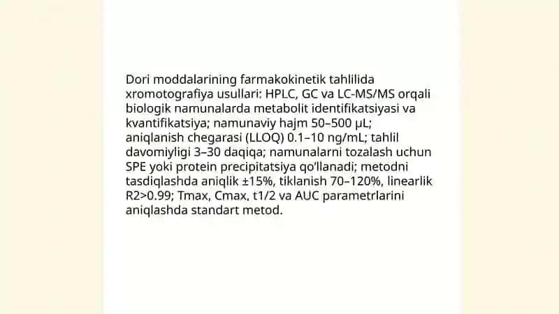 Xromotografiyaning tibbiy izlanishlardagi imkoniyatlari 4