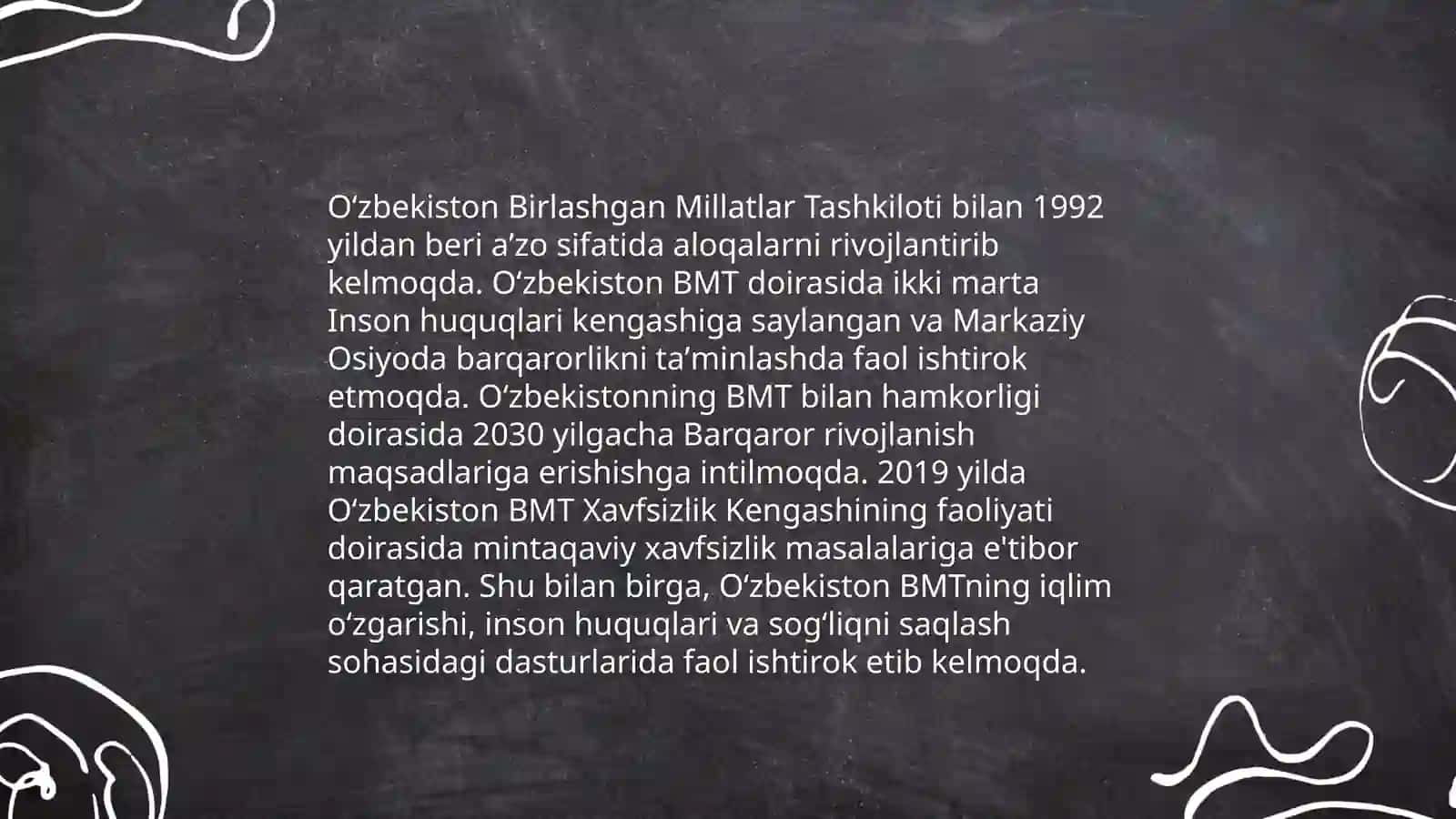 Oʻzbekiston va jahon hamjamiyati 2017-2024-yillarda 4