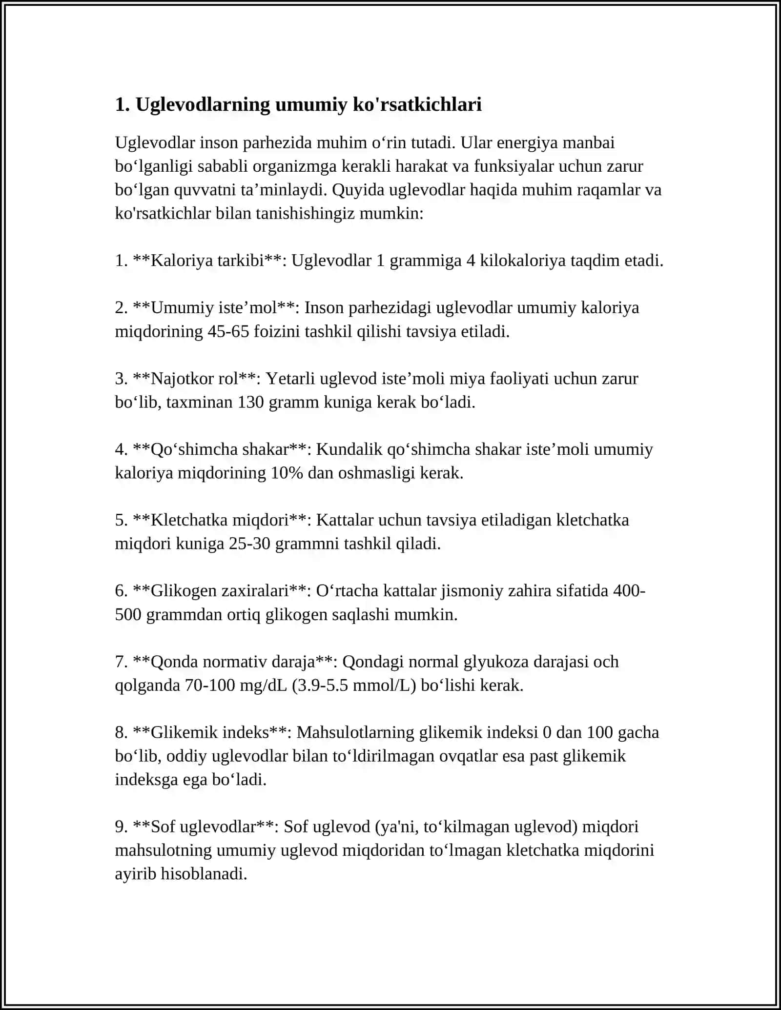 UGLEVODLAR ALMASHINUVI. AYEROB VA ANAYEROB PARCHALANISH 4