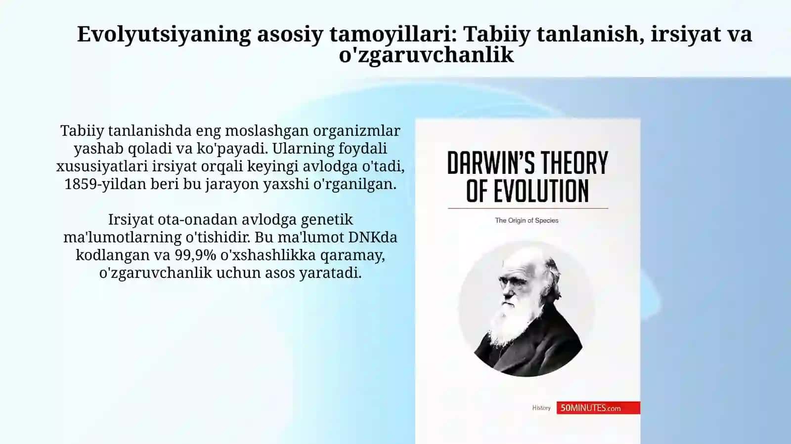 Ch. Darvin evolutsiya nazariyasi 4