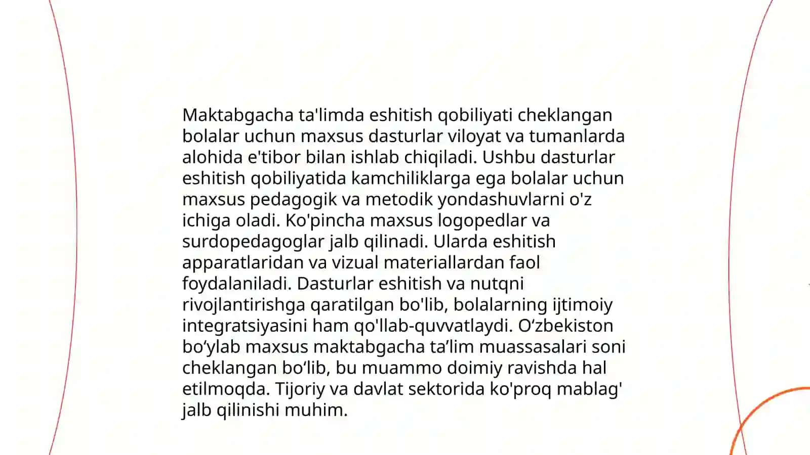 Maktabgacha ta'lim tizimida Surdopedagogikaning tutgan o'rni va yutuqlari 4