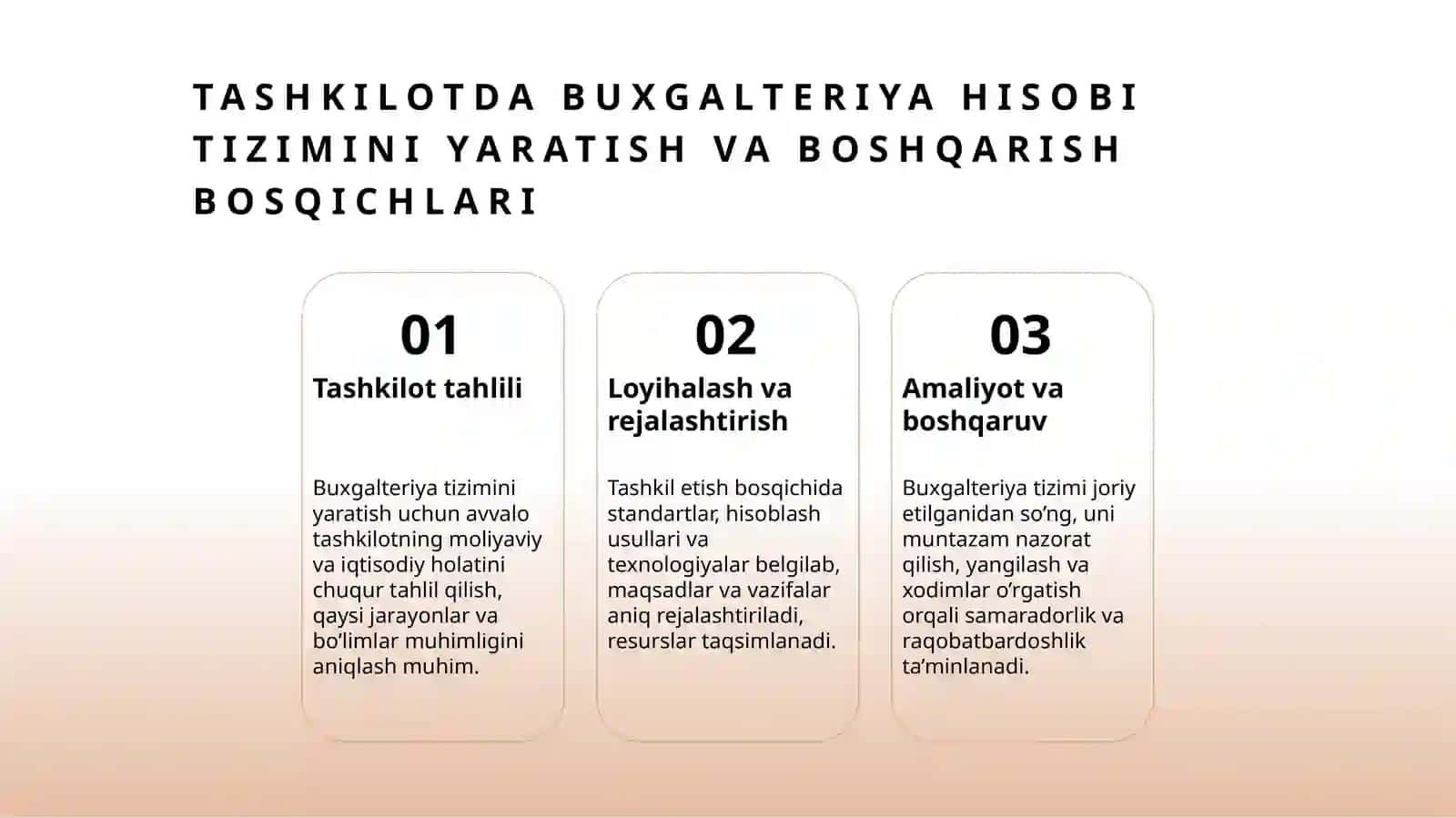Buxgalteriya hisobi tizimining asosiy prinsiplari va tashkil etilishi 4