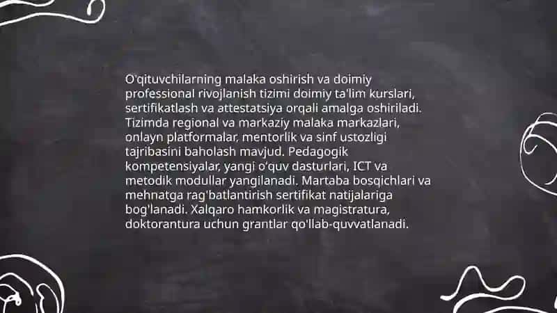 Yangi O'zbekistonda ta'lim sohasida amalga oshirilayotgan o'zgarishlar 4