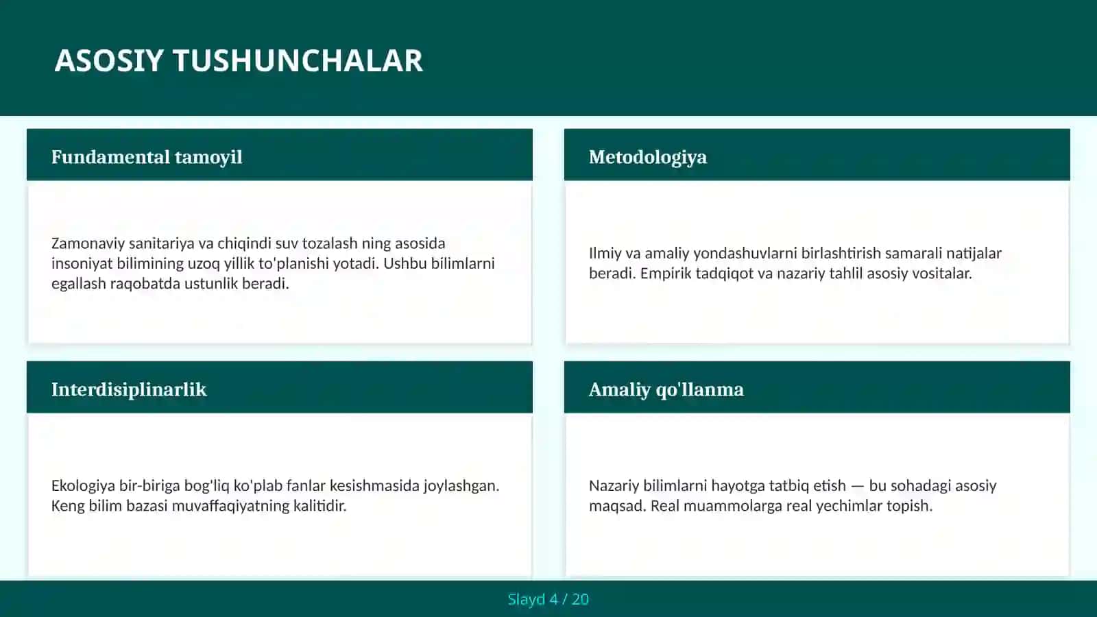 Biologik va kimyoviy tozalash texnologiyalari — amaliy qo'llanma 4