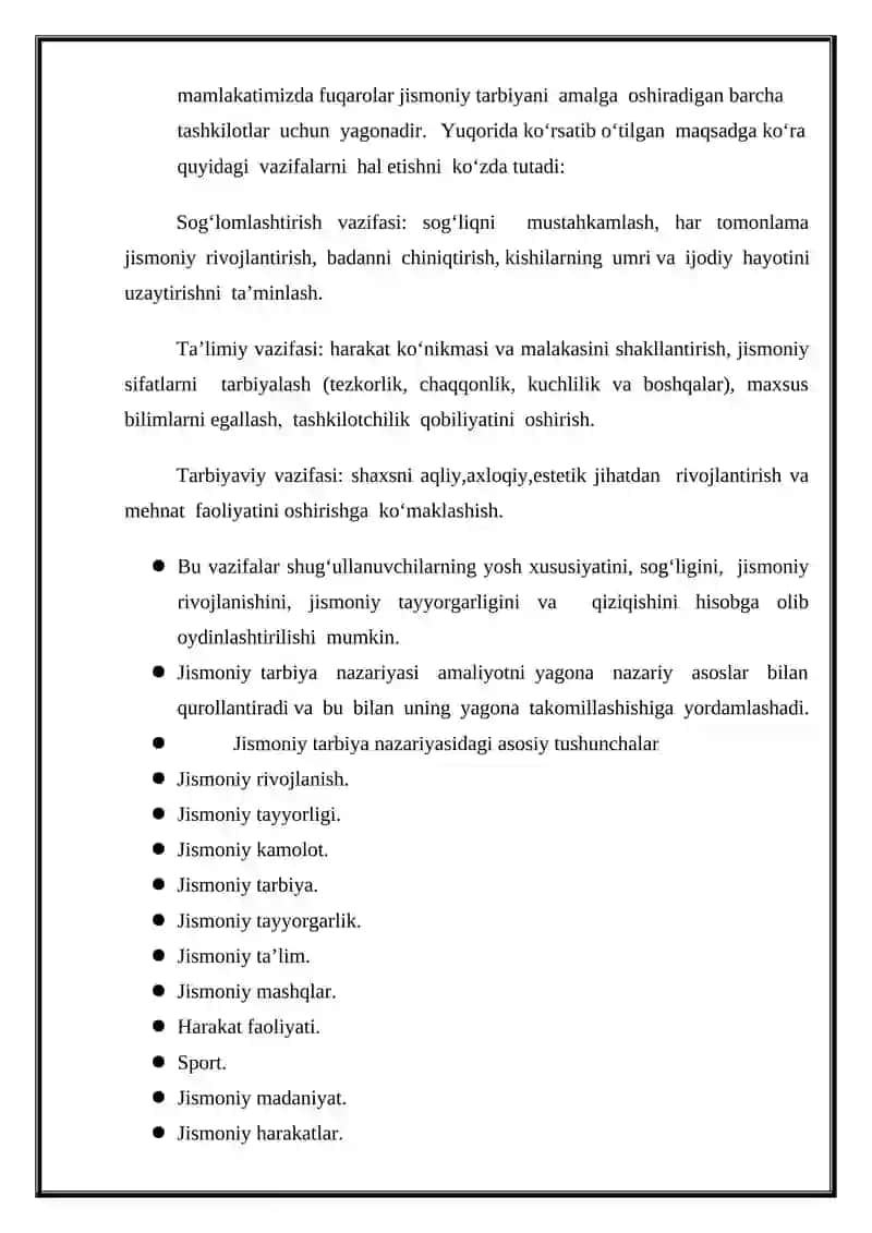Bolalar Jismoniy Tarbiya Nazariyasi va Texnologiyalari 4
