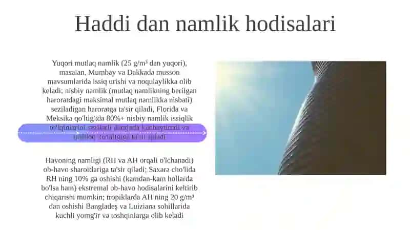 Atmosferadagi suvlar nisbiy va mutloq namlik 4