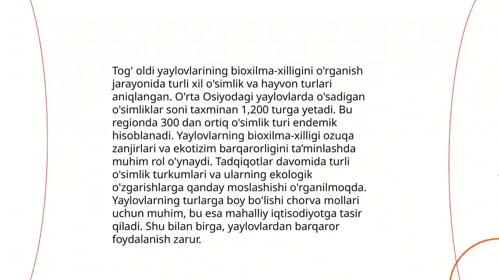 Nurota tog oldi yaylovlari geoekologik holatini optimallashtirish 4