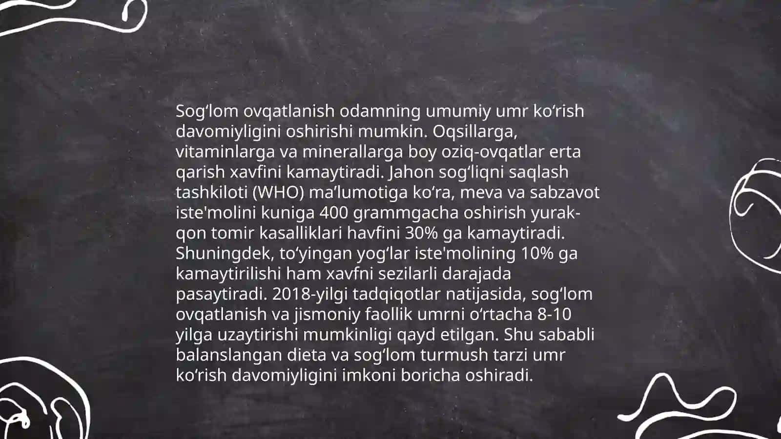 Uzoq umr ko'rish muammolari 4