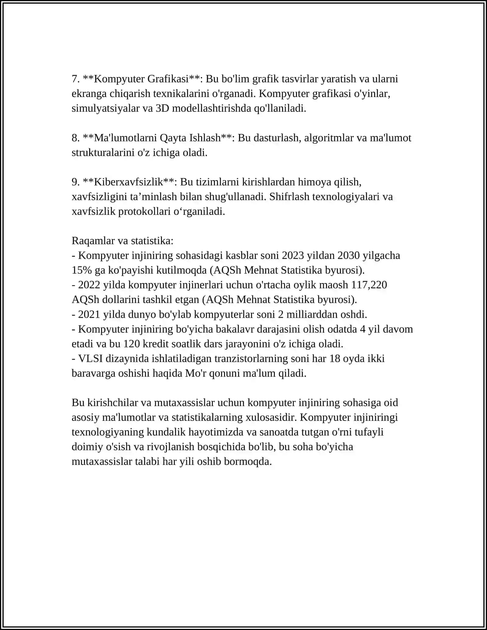 TOSHKENT AXBOROT TEXNOLOGIYALAR UNIVERSITETI KOMPYUTER INJINERLIGI RAIMQULOV OʻRAZALI 4