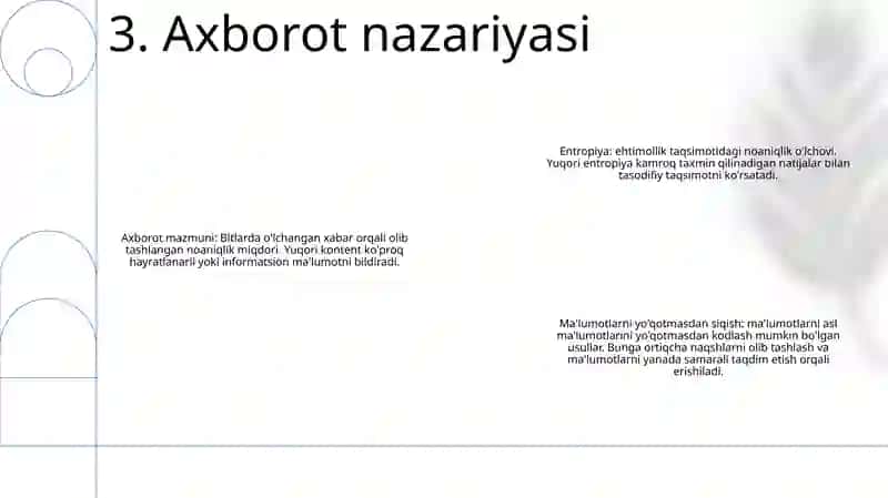 Axborot Ma'Lumot Tushunchasining Mazmun Mohiyati 4