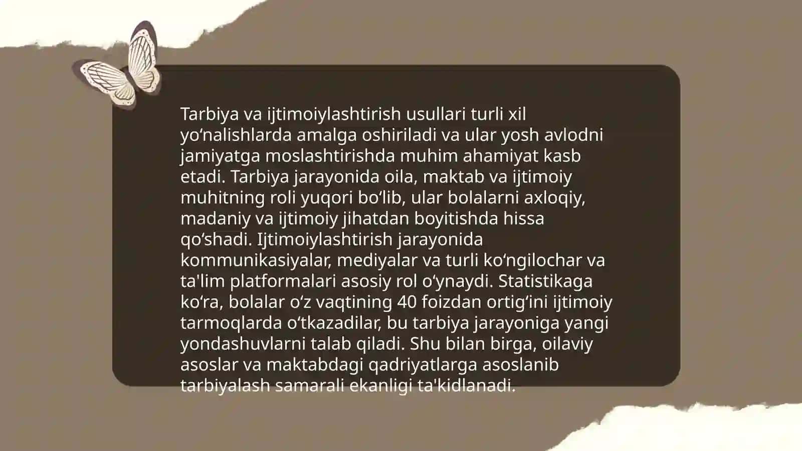 Shaxsning rivojlanishi. Tarbiyasi vaijtimoyillashuvi yaxlit pedagagik jarayon 4