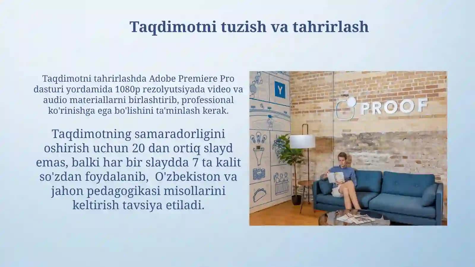 "Kasbiy pedagogik fantaziya" mavzusi boʻyicha multimediali taqdimotlar yaratish 4
