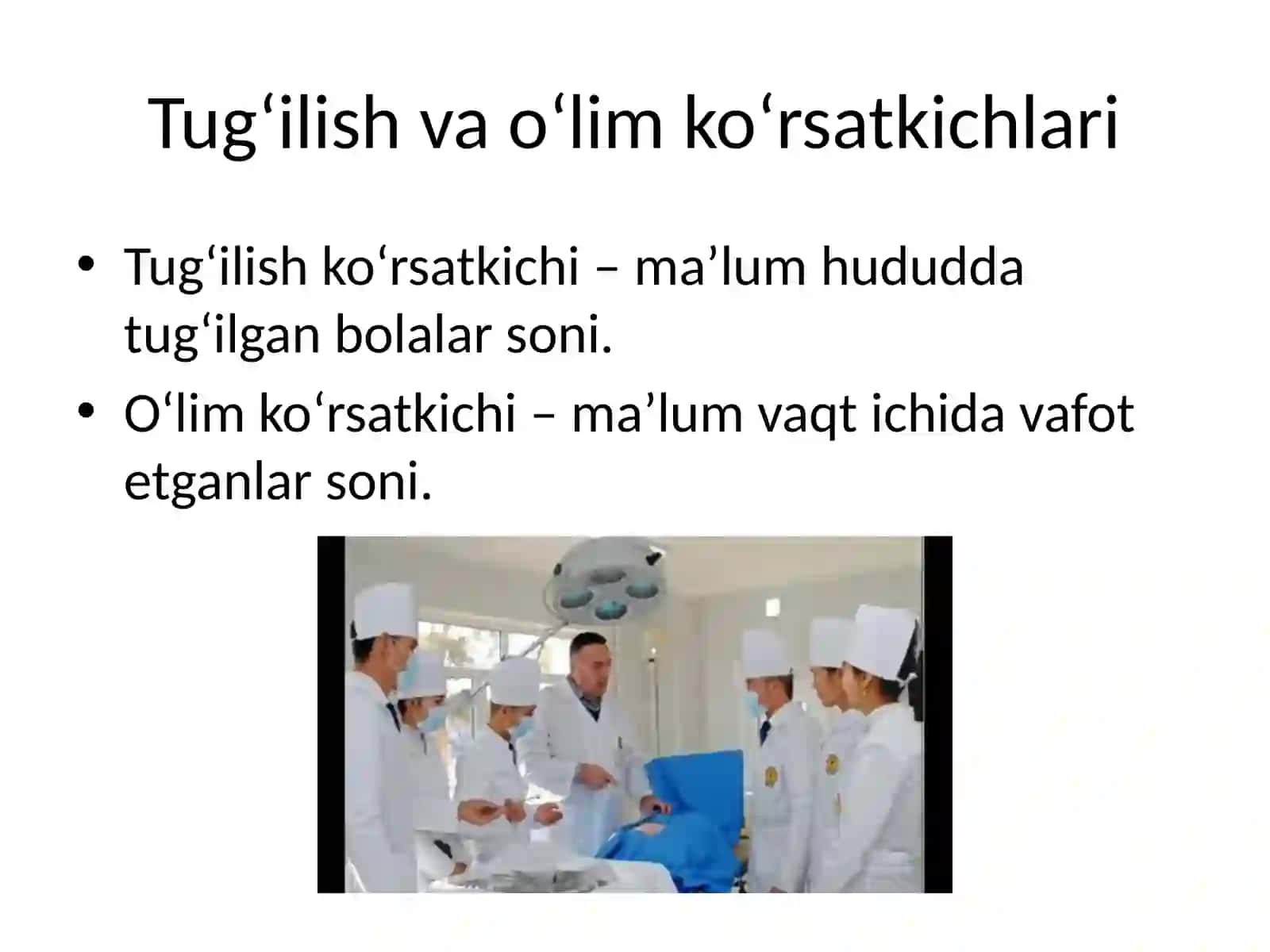 Aholisog‘lig‘iko‘rsatkichlarivamuhimijtimoiytibbiymuammolar 4