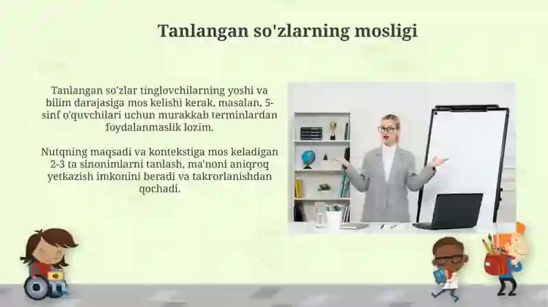 Oʻqituvchiga nutqiga qoʻyilgan talablar 4