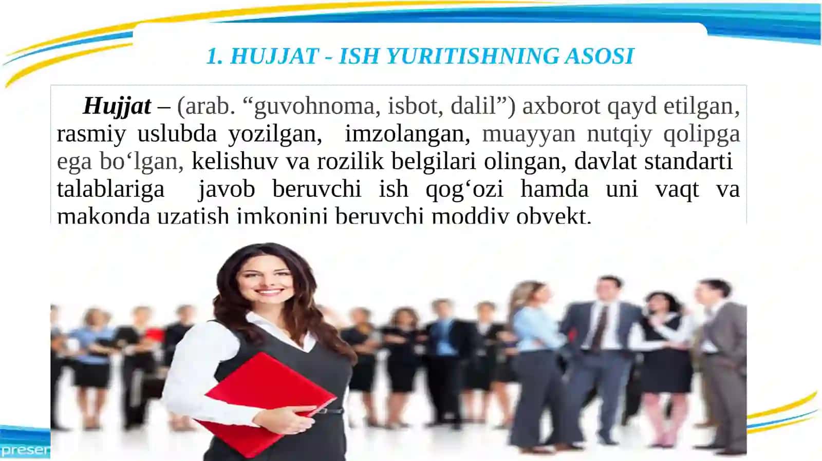 Rasmiy – idoraviy uslub va uning uslubiy xususiyatlari 4