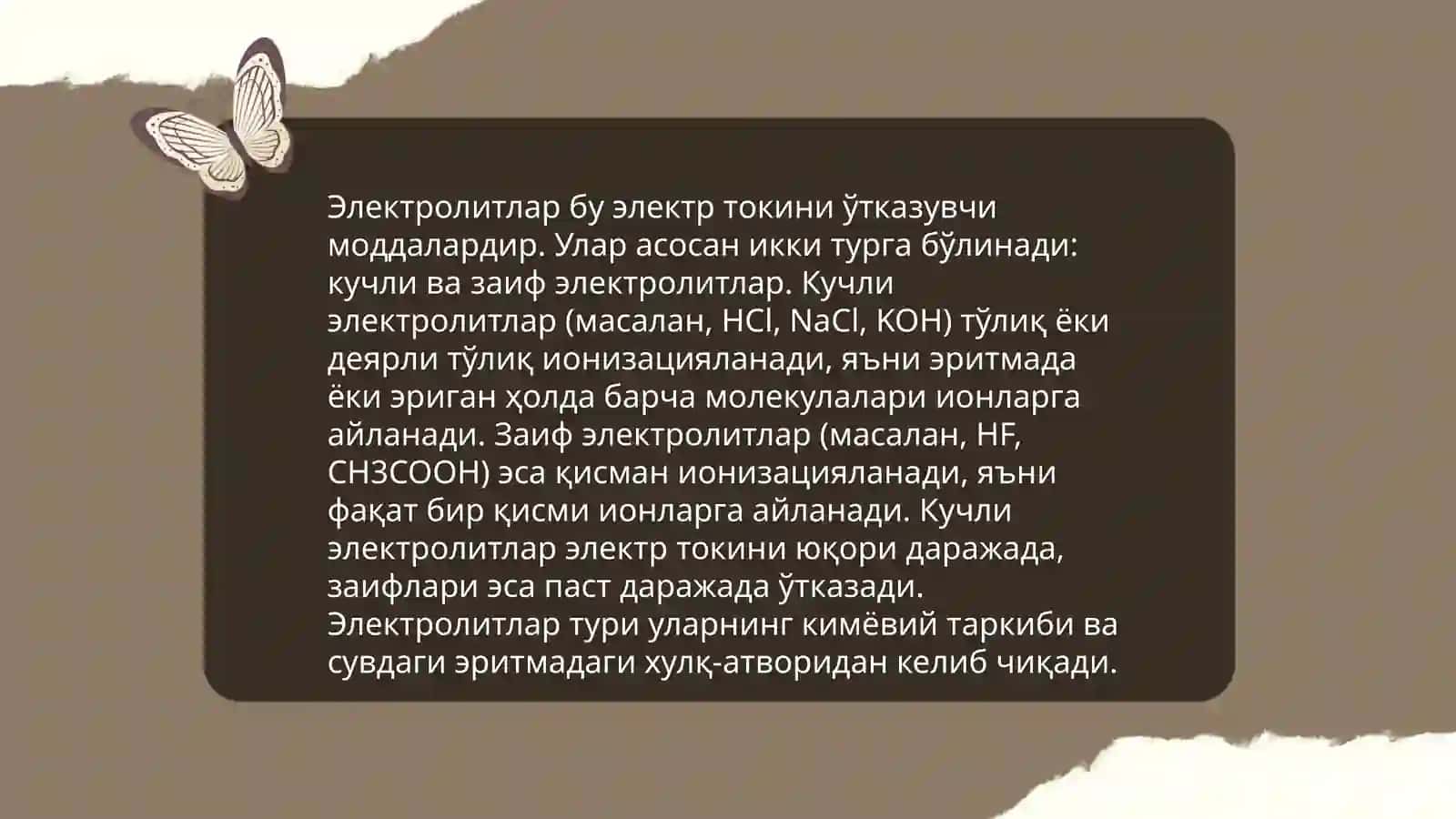 Elektrolitik dissotsiatsilаnish nаzаriyasi. Dissotsiatsiya jаrаyoni 4