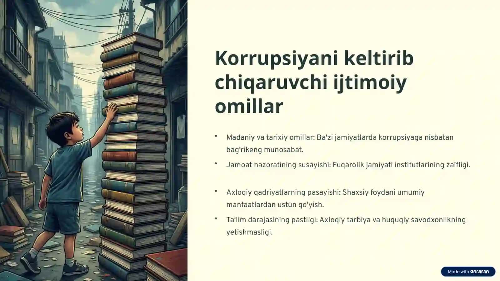 Korrupsiya: Tushunchasi, Shakllari, Sabablari va Oqibatlari 4
