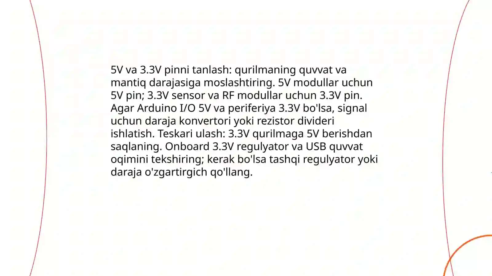Arduino platasini quvvatlantirish va PWM analog, raqamli pinlar 4