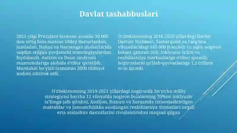 Nogironlikning tarqalishi va turlari 4