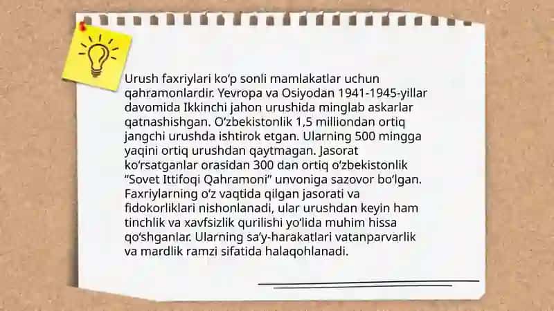 Hotira va qadrlash kuni 4