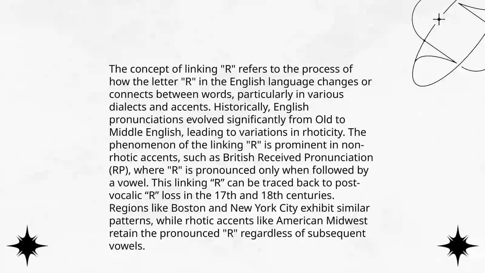 Linking sound ( R) 4