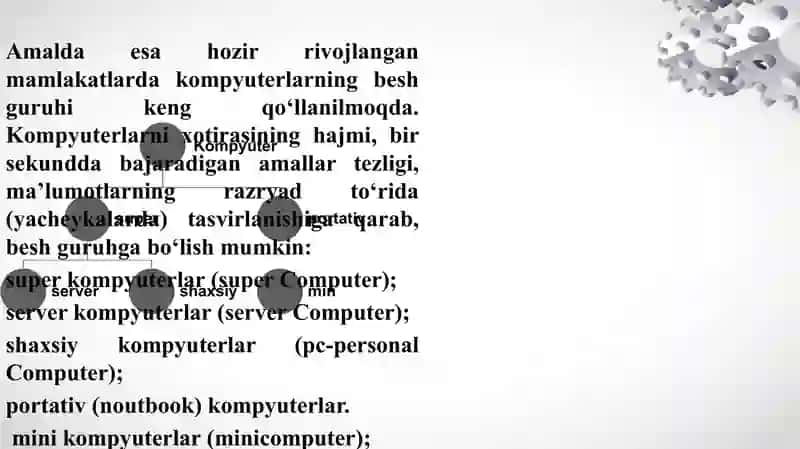 AXBOROT JARAYONLARINING ZAMONAVIY APPARAT VA DASTURIY TA’MINOTI 4