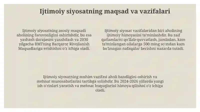 Davlatning ijtimoiy siyosati 4