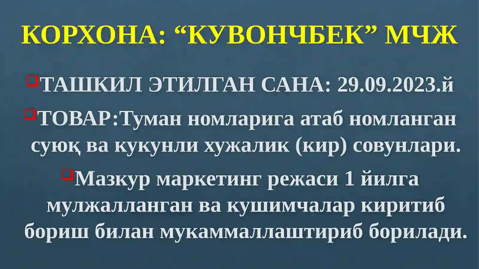 КРЕАТИВ БИЗНЕС ЛОЙИХАСИ 4