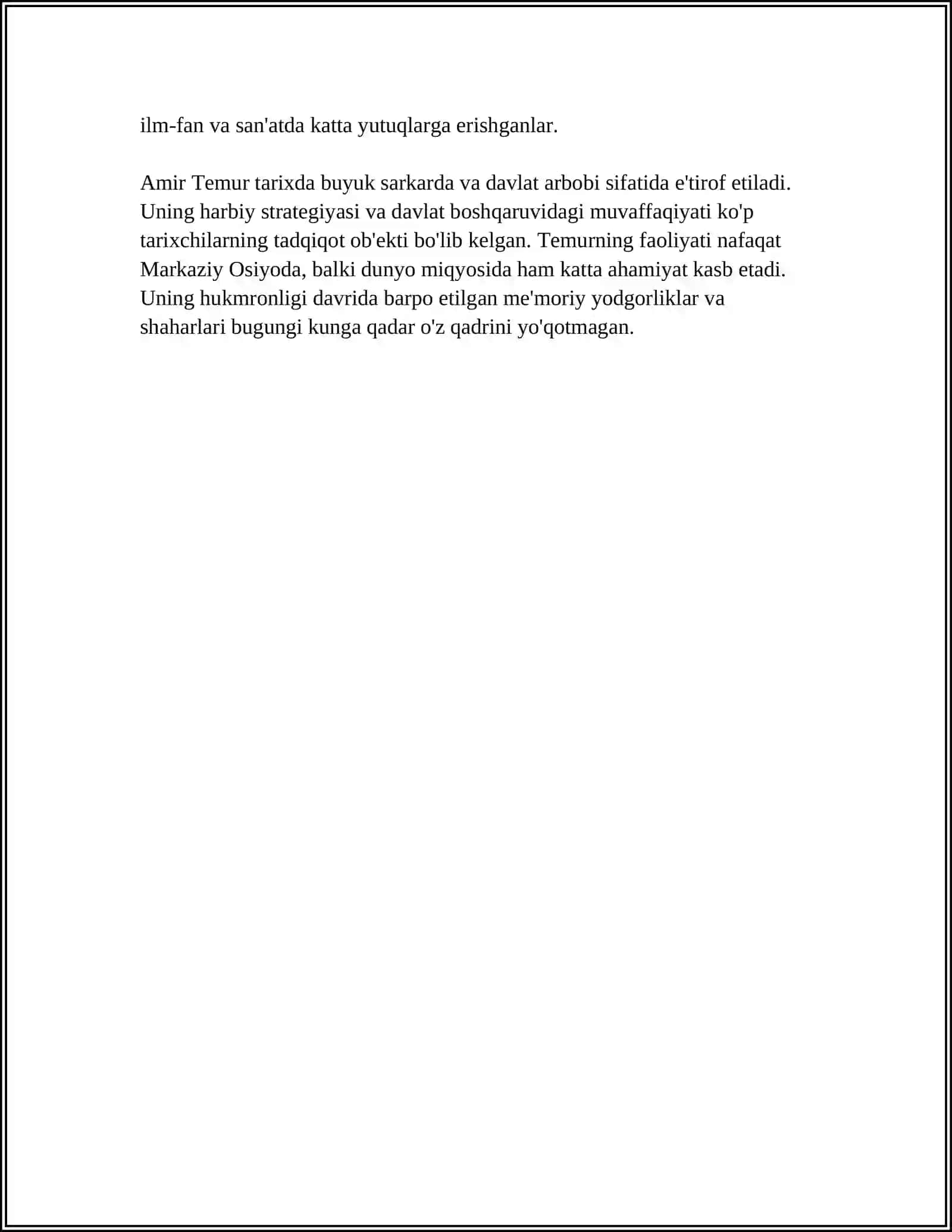 AMIR TEMUR BUYUK SARKARDA 4