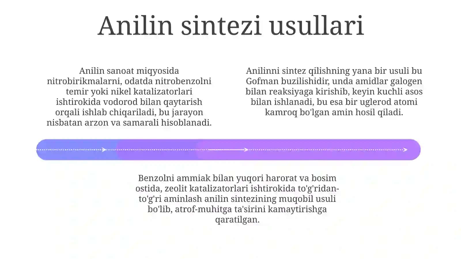 Anilin va uning sintiz tuzilishi xossalari 4