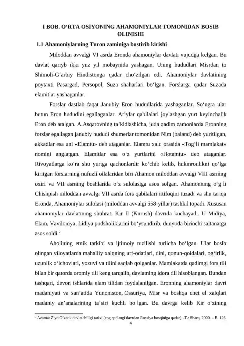 Ahamoniylarning cheklanmagan podsho hokimyati (mutlaq monarxiya) 4