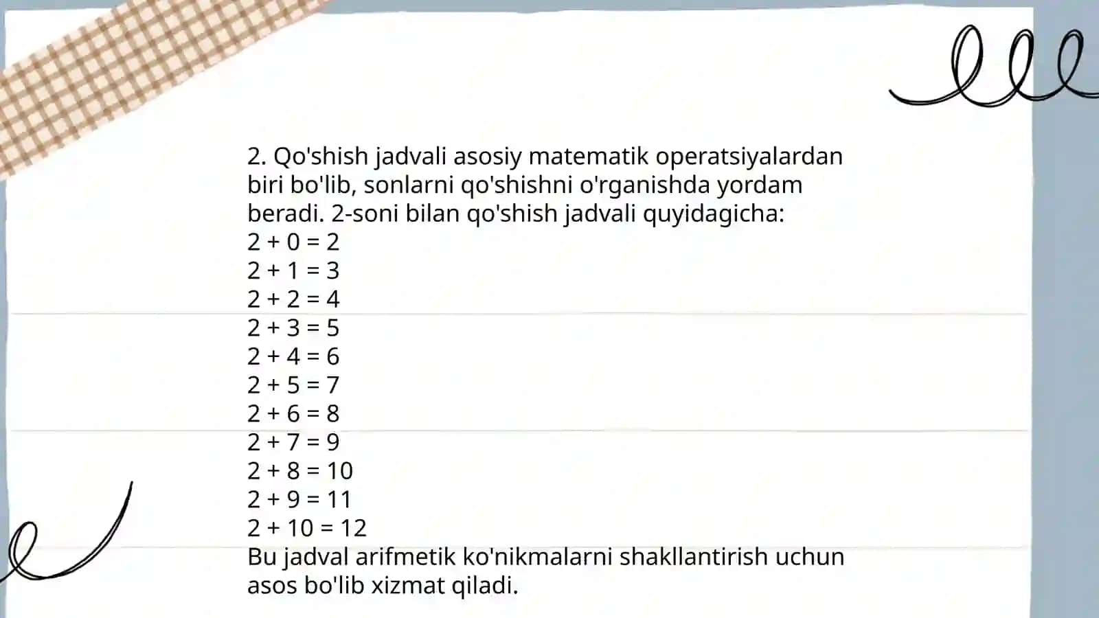 O‘quvchilarning og‘zaki va yozma hisoblash malakalarini shakllantirish 4
