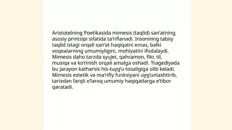 Aristotelning poetika asari 4