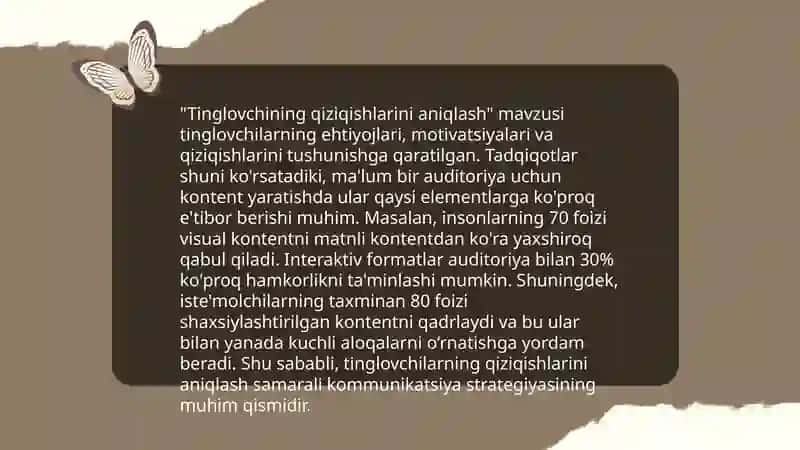 Axborotni tushunish va talqin qilish 4