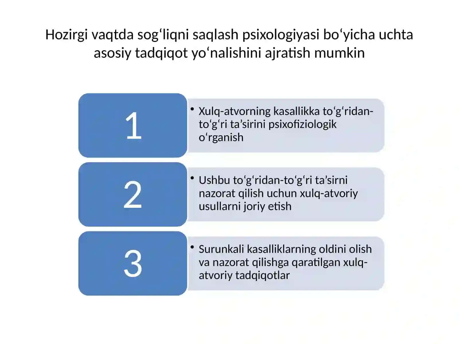 Salomatlik psixologiyasining evolutsion asoslari Nikolaeva.E.I maqolasi asosida 4