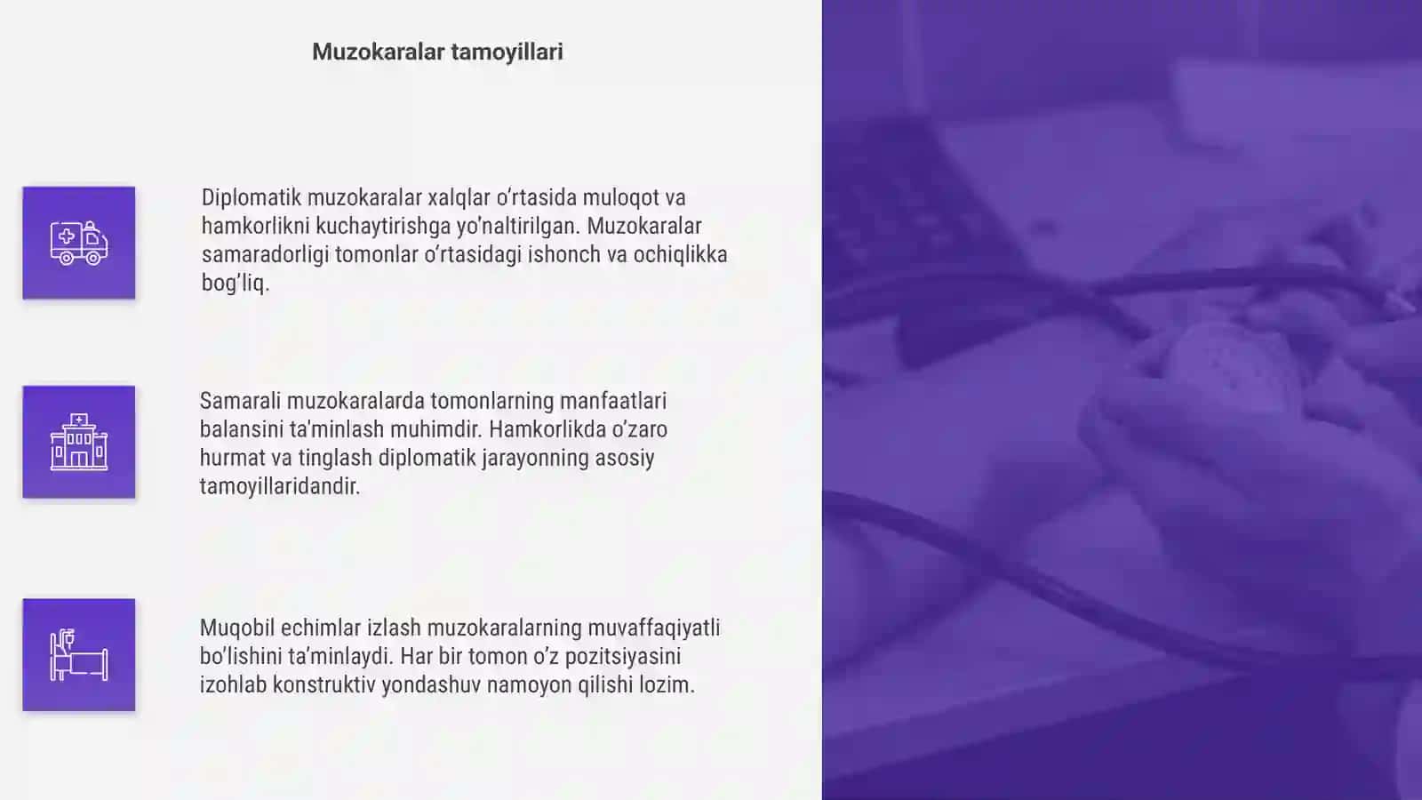 Diplomatik muzokaralar kirish 4