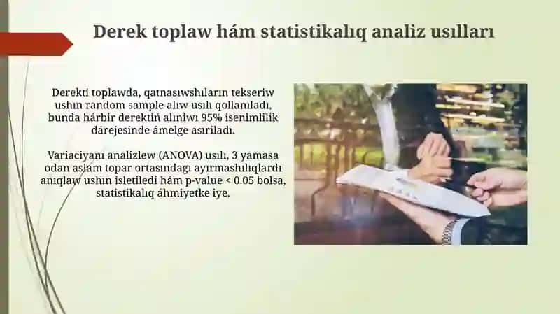 O‘rmonchilikda Sifat belgilarini tahlil qilishda statistik tavsiflash 4