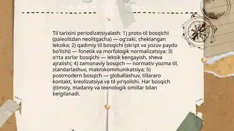 Tillarning tarixiy rivojlanishi 4