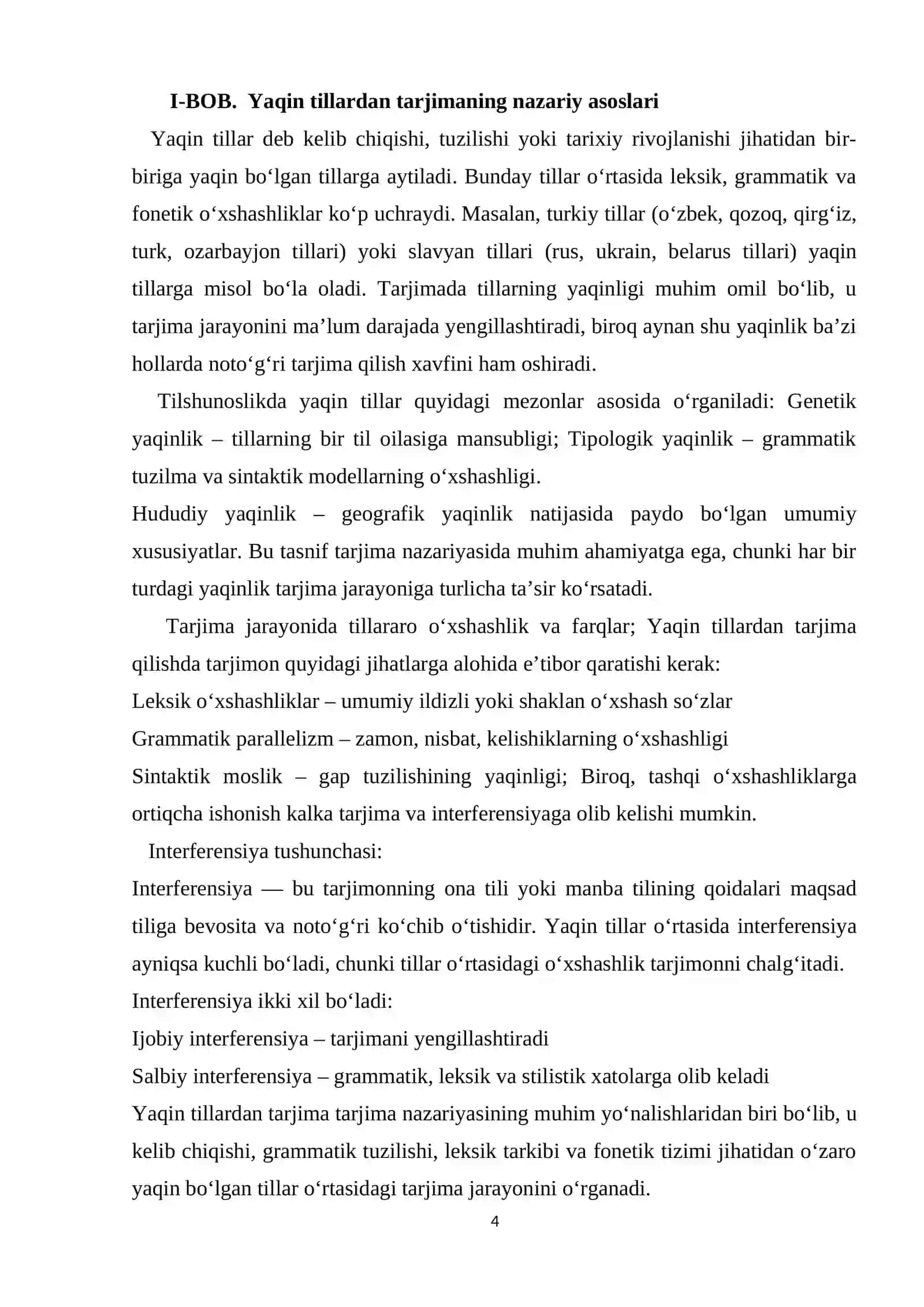 YAQIN TILLARDAN TARJIMANING QULAYLIKLARI va QIYINCHILIKLARI 4