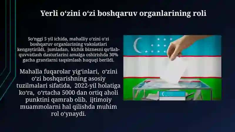 Oʻzbekistonda Demokratik Fuqarolik Jamiyati asoslarining shakllanishi 4