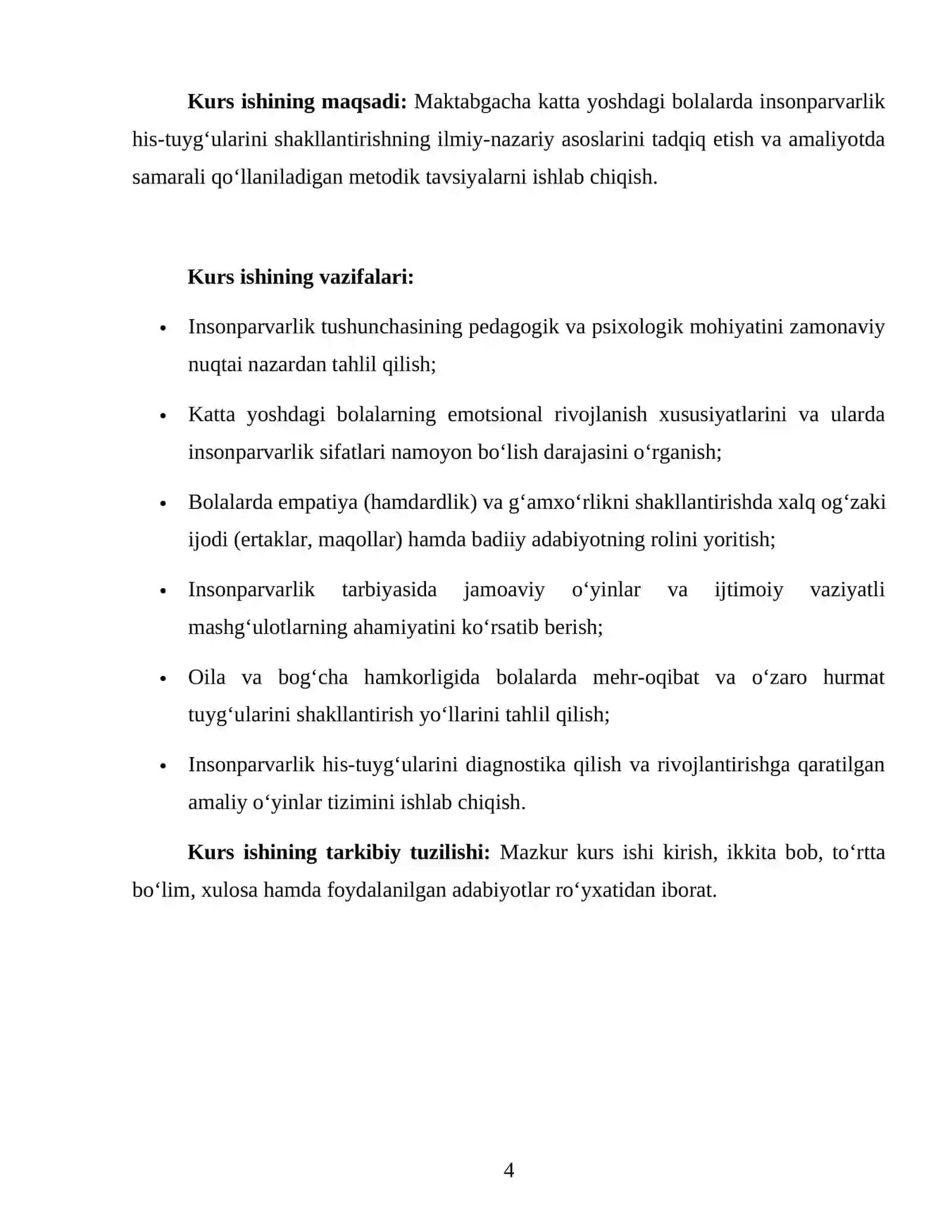 MAKTABGACHA KATTA YOSHDAGI BOLALARDA INSONPARVARLIK HIS-TUYGʻULARINI SHAKLLANTIRISH 4