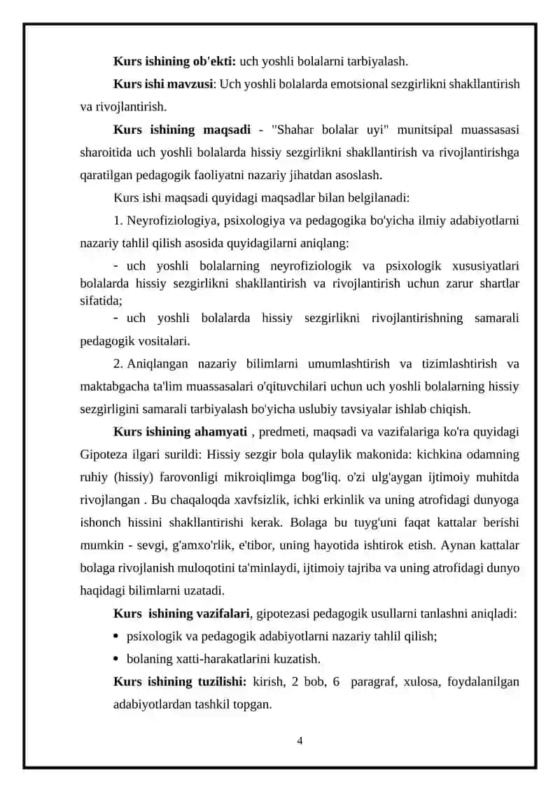 Uch Yoshli Bolalar Taraggiyoti 4