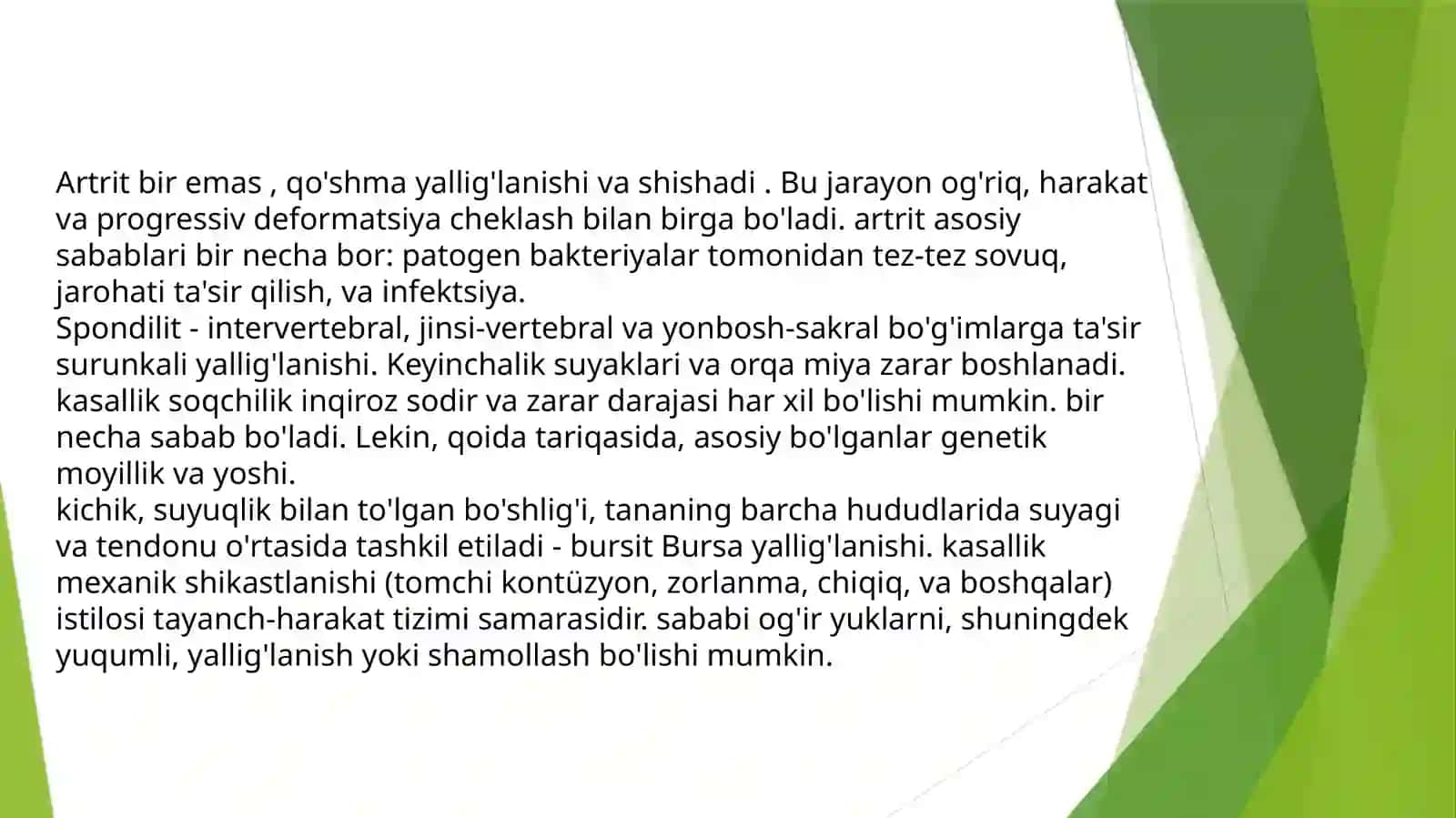 Harakat tayach tizimining anatomiyasi 4